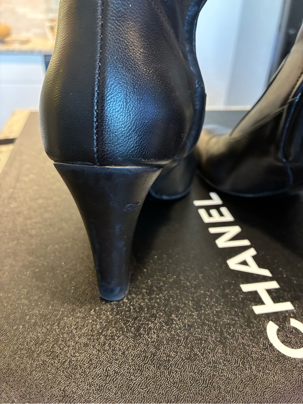Chanel High Boots With Fold Over At The Top - Picture 6 of 11